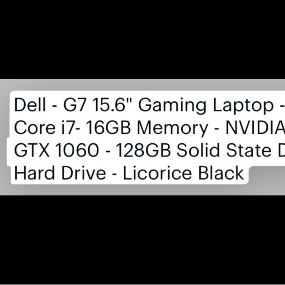 Dell gaming laptop in like new condition weighs just over 6 lbs - Picture 4 of 11